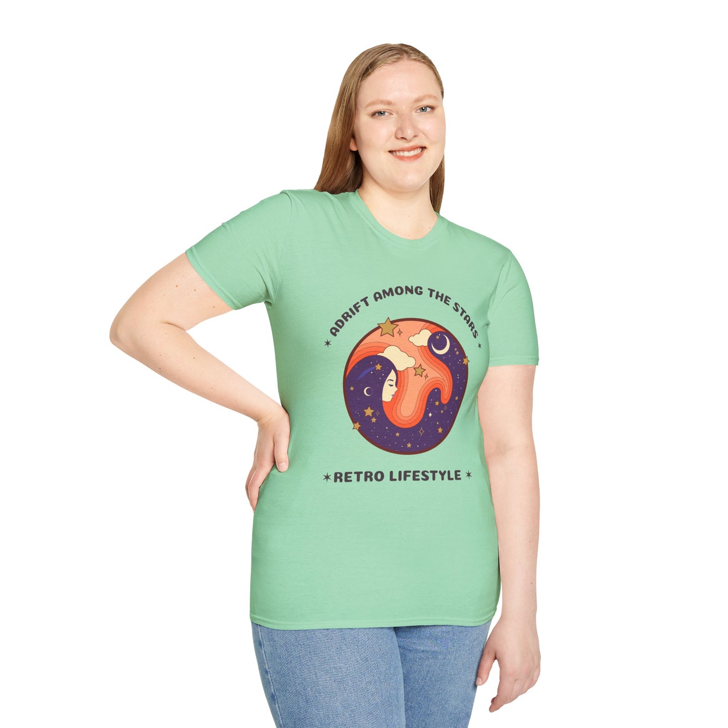Retro T Shirt, Retro Design Shirt, Retro Art Tee Shirt, T-shirt with Retro Style
