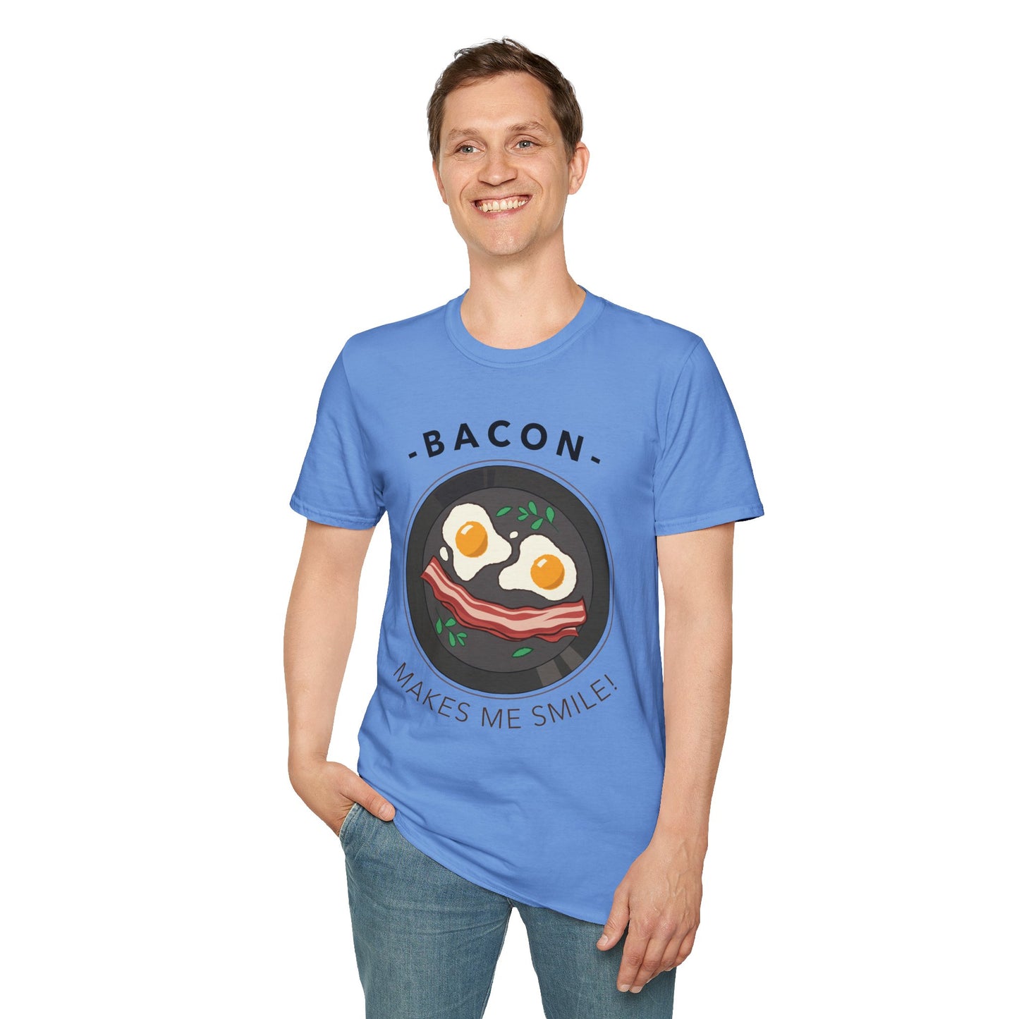 Food Tees, Funny Food T Shirts, Funny T Shirts, Bacon and Egg T Shirt, Egg and Bacon Shirt