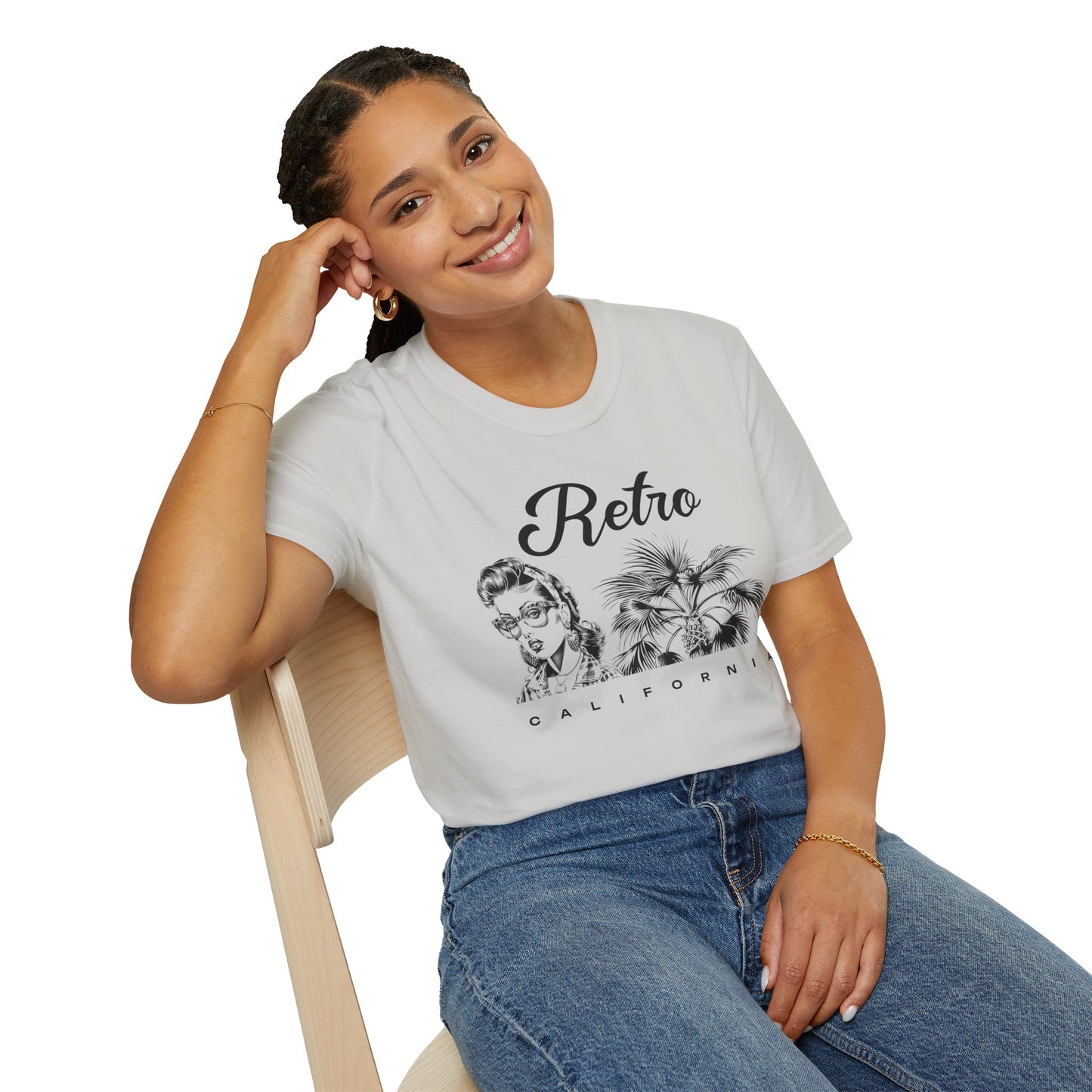 Retro T Shirt, Retro Design Shirt, Retro Art Tee Shirt, T-shirt with Retro Style