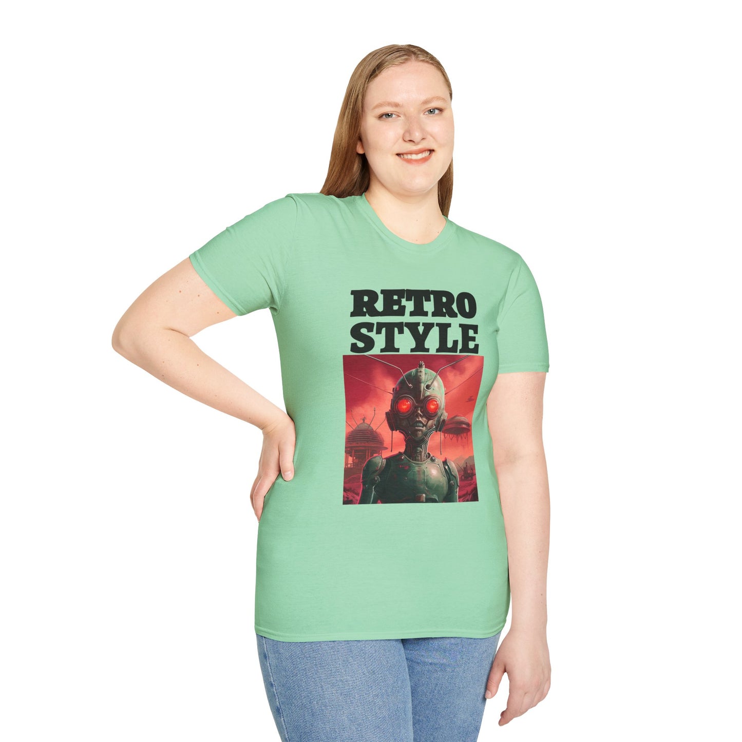 Retro T Shirt, Retro Design Shirt, Retro Art Tee Shirt, T-shirt with Retro Style