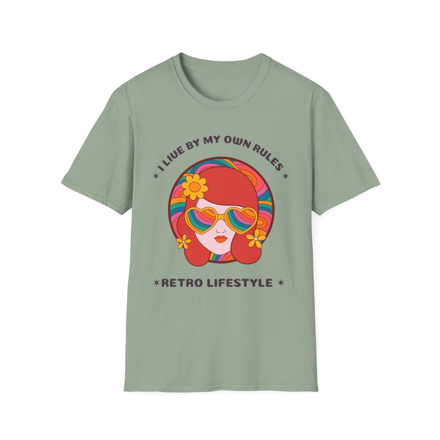 Retro T Shirt, Retro Design Shirt, Retro Art Tee Shirt, T-shirt with Retro Style