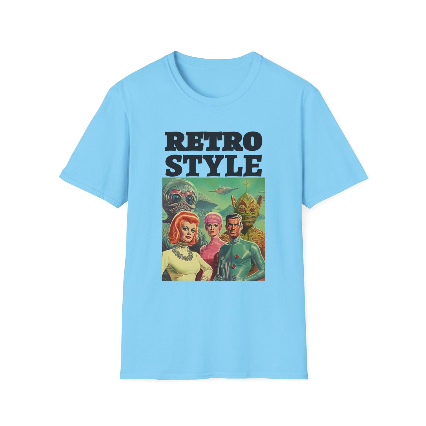 Retro T Shirt, Retro Design Shirt, Retro Art Tee Shirt, T-shirt with Retro Style
