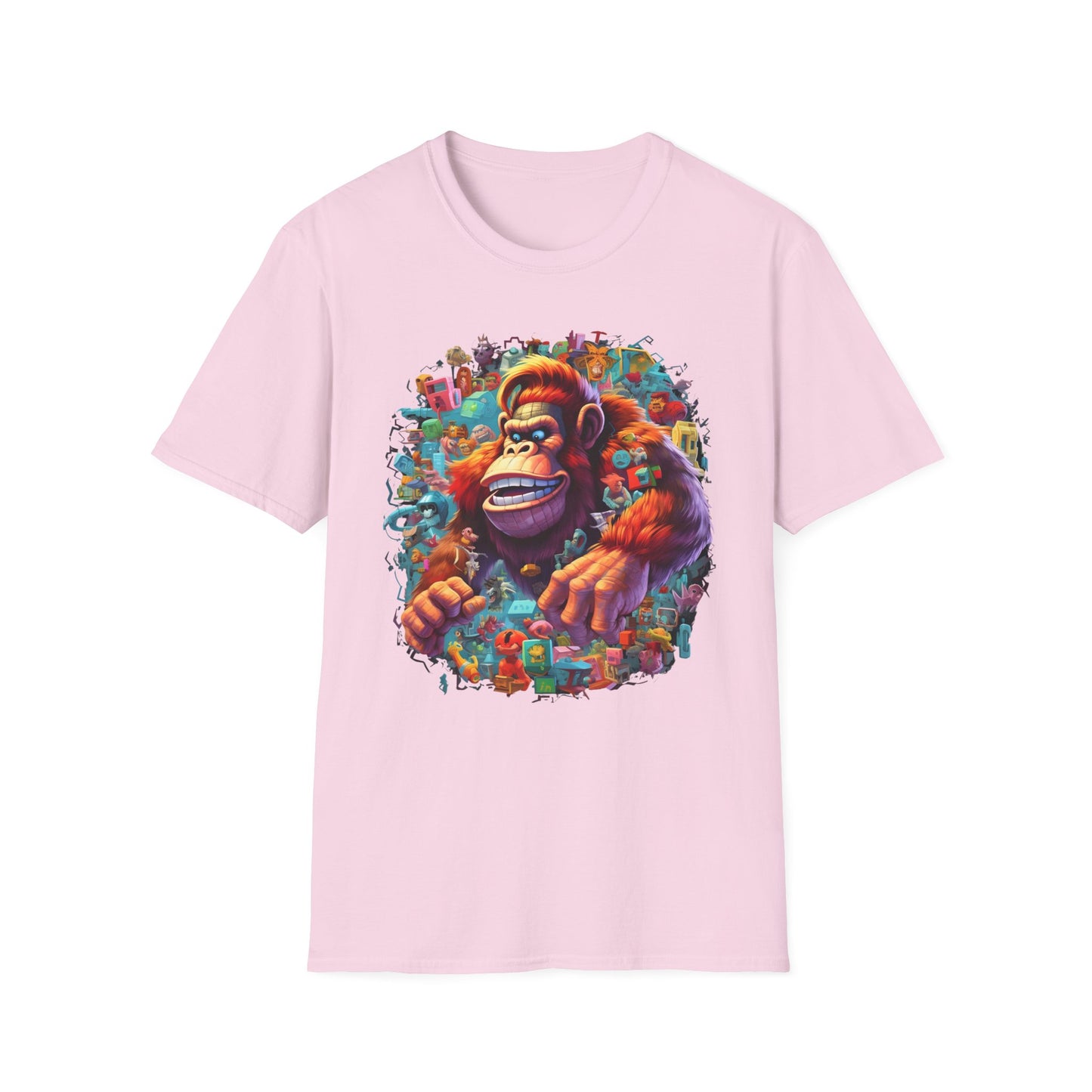 Animals Tees, Funny Animals Shirt, T Shirts with Funny Animals, T-Shirt with Gorilla, Monkey Tees