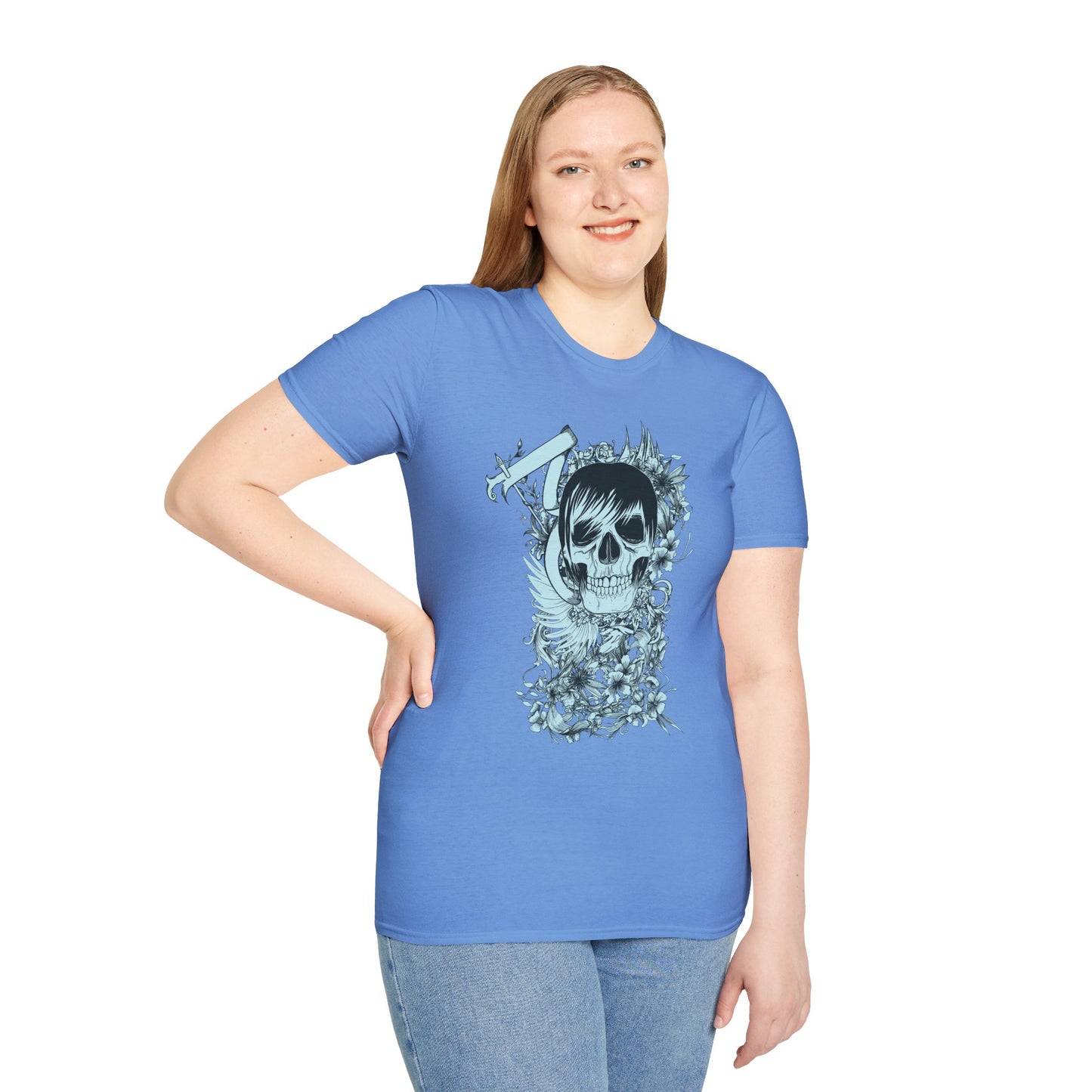 Skull T Shirt, Skull Design Shirt, Skull Art Tee Shirt, T-shirt with Skull 5