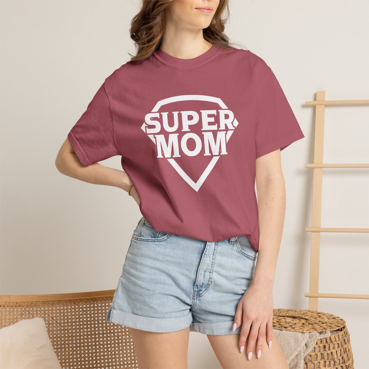 Mom T-shirt Mother's Day Mama Tee Unisex Comfort Colors Garment-Dyed Cotton h3