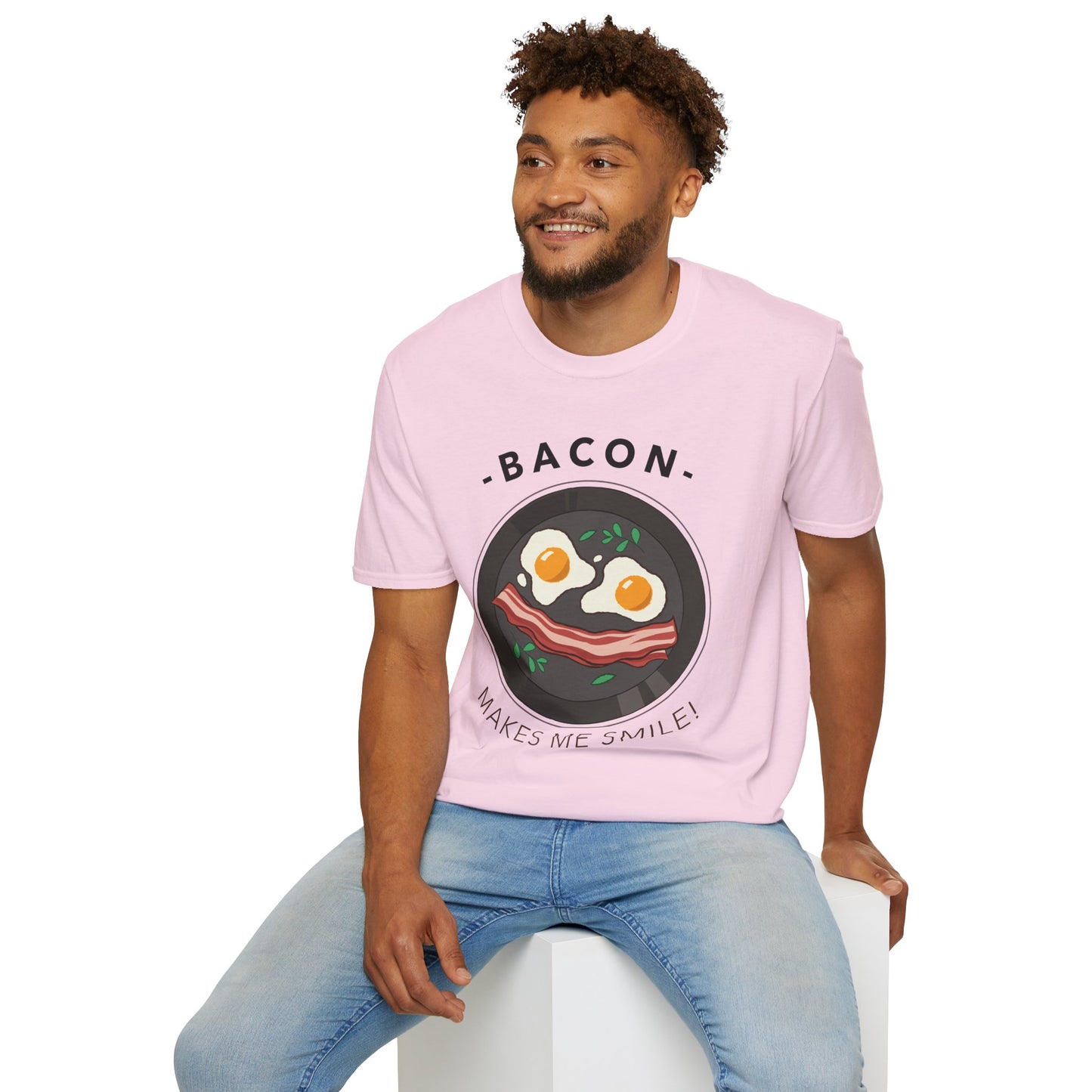 Food Tees, Funny Food T Shirts, Funny T Shirts, Bacon and Egg T Shirt, Egg and Bacon Shirt