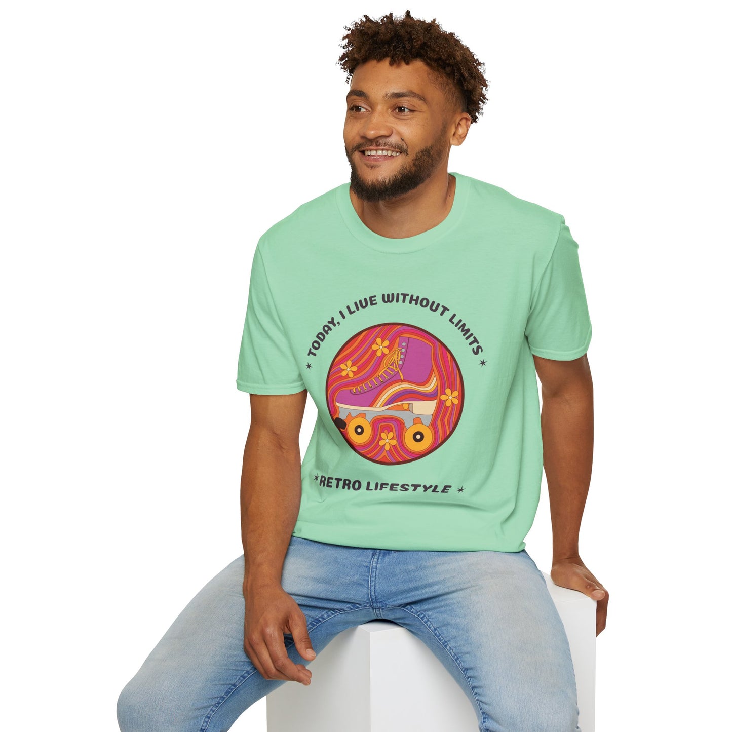 Retro T Shirt, Retro Design Shirt, Retro Art Tee Shirt, T-shirt with Retro Style