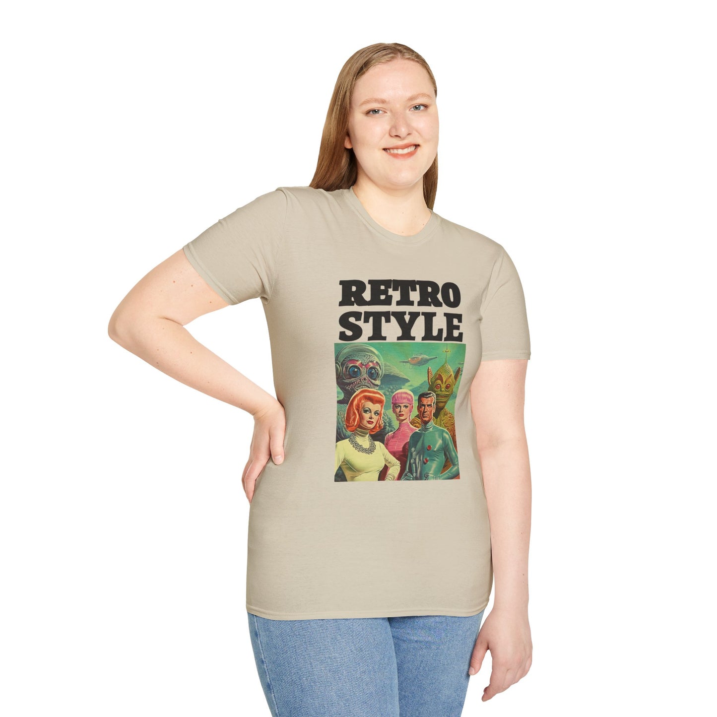 Retro T Shirt, Retro Design Shirt, Retro Art Tee Shirt, T-shirt with Retro Style