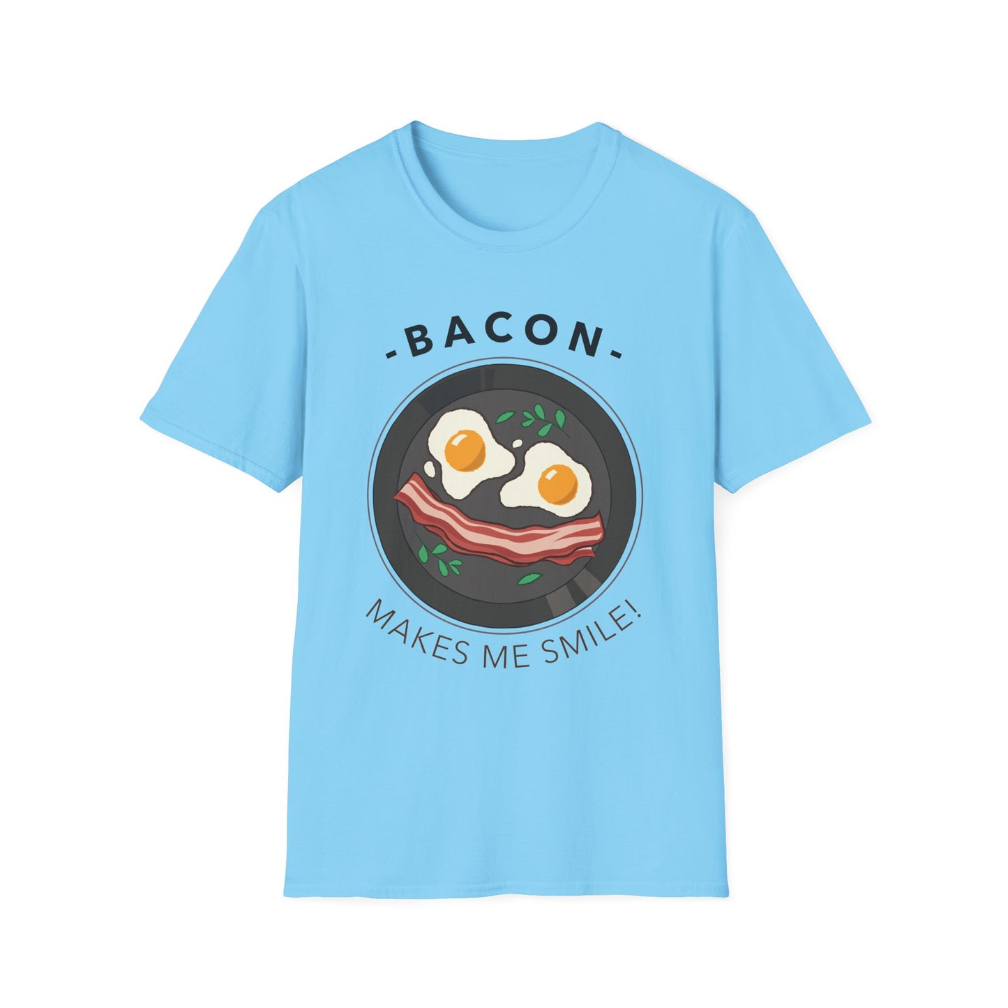 Food Tees, Funny Food T Shirts, Funny T Shirts, Bacon and Egg T Shirt, Egg and Bacon Shirt