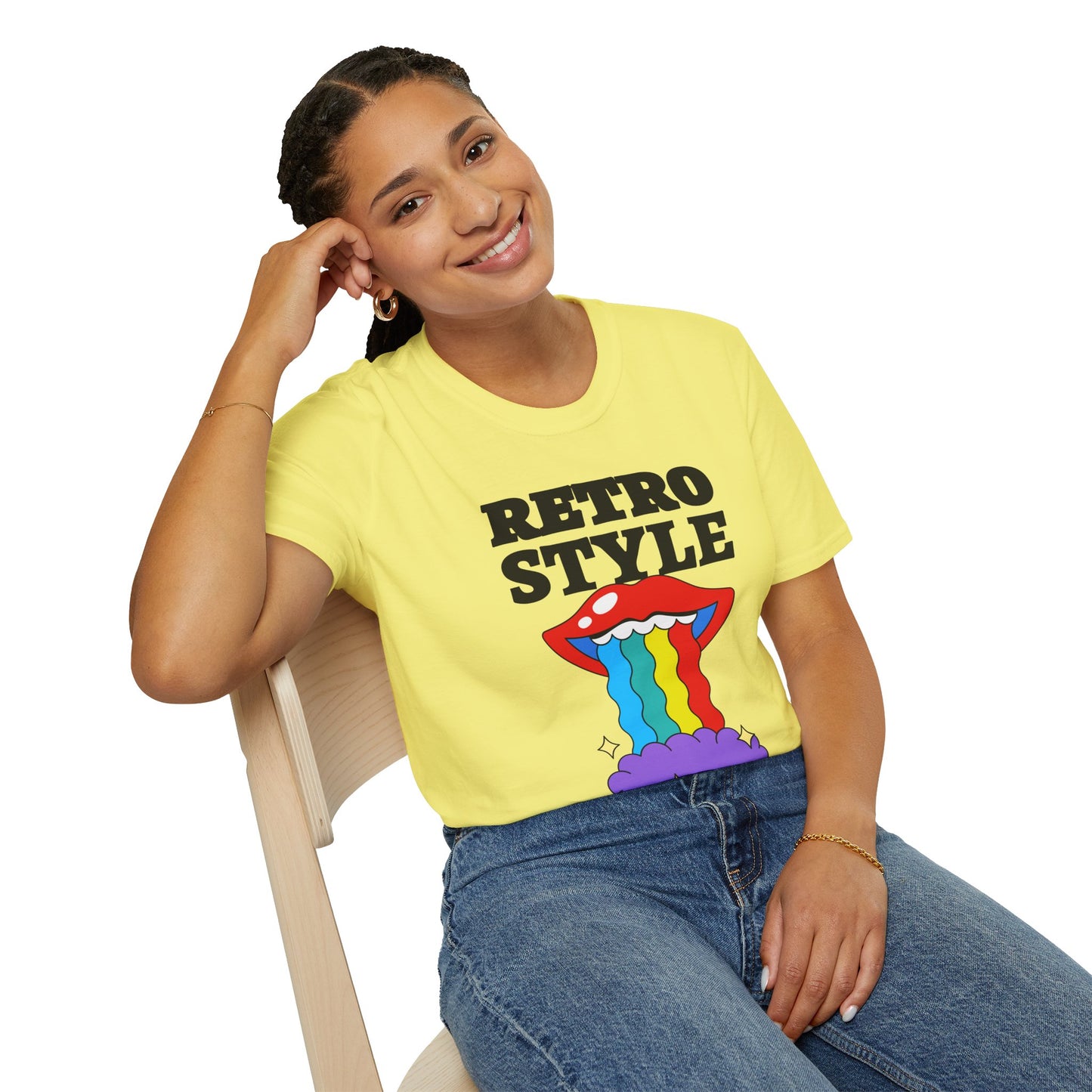 Retro T Shirt, Retro Design Shirt, Retro Art Tee Shirt, T-shirt with Retro Style