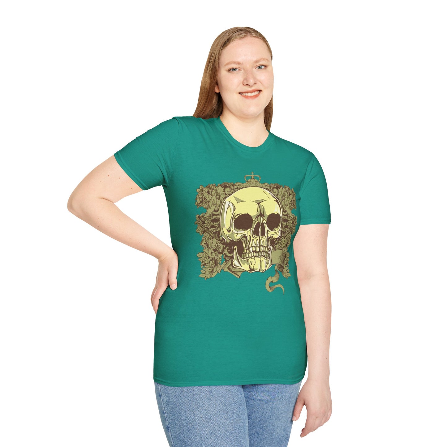 Skull T Shirt, Skull Design Shirt, Skull Art Tee Shirt, T-shirt with Skull 2