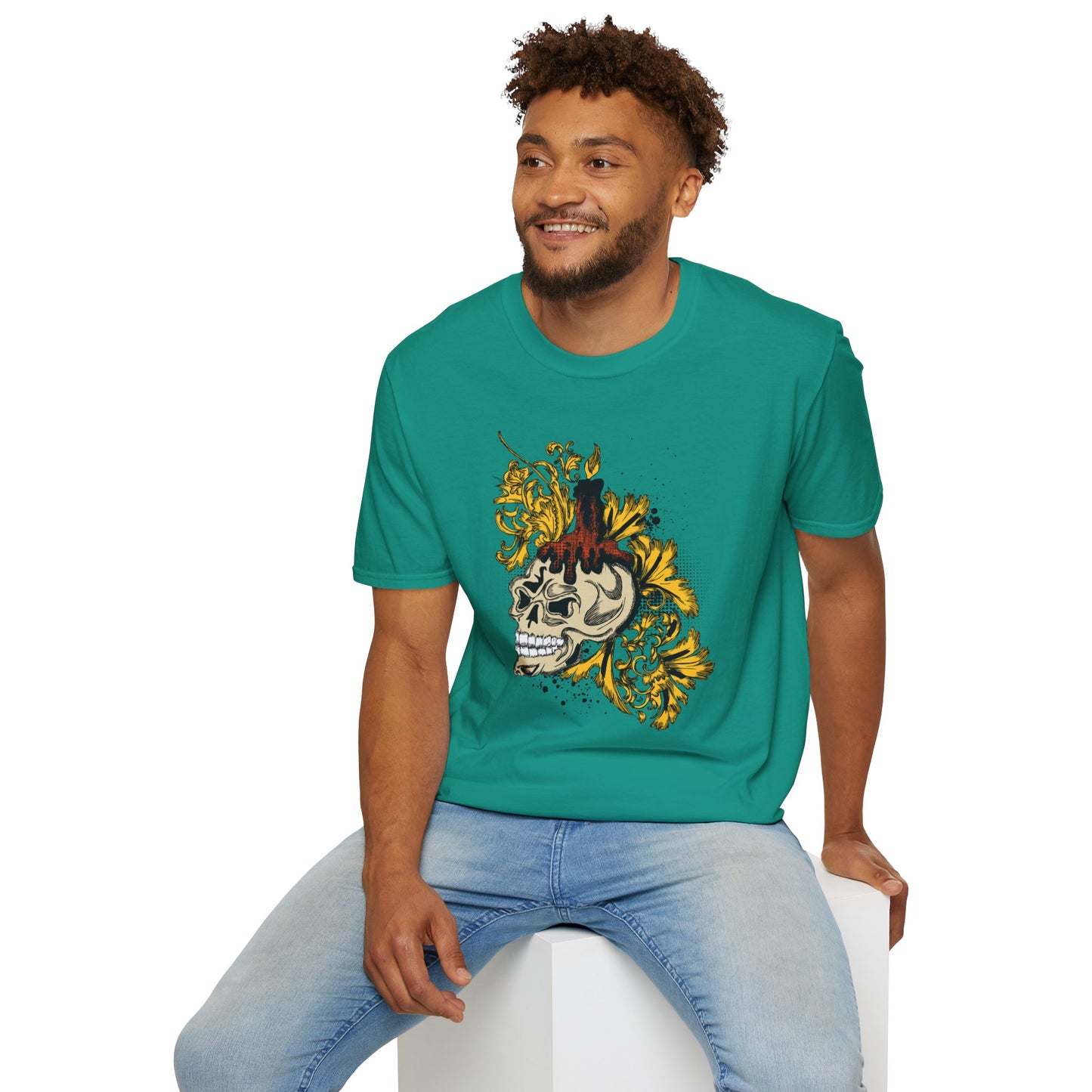 Skull T Shirt, Skull Design Shirt, Skull Art Tee Shirt, T-shirt with Skull 1