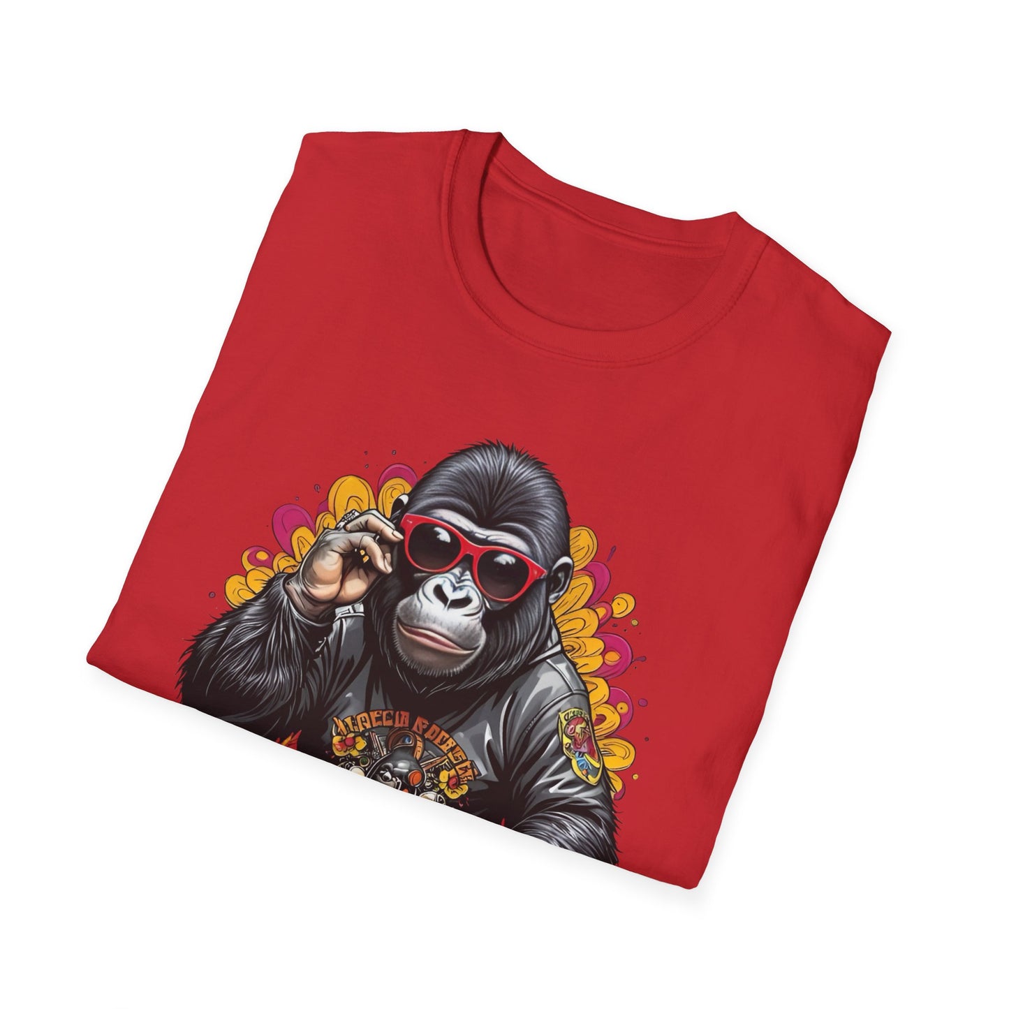 Animals Tees, Funny Animals Shirt, T Shirts with Funny Animals, T-Shirt with Gorilla, Monkey Tees