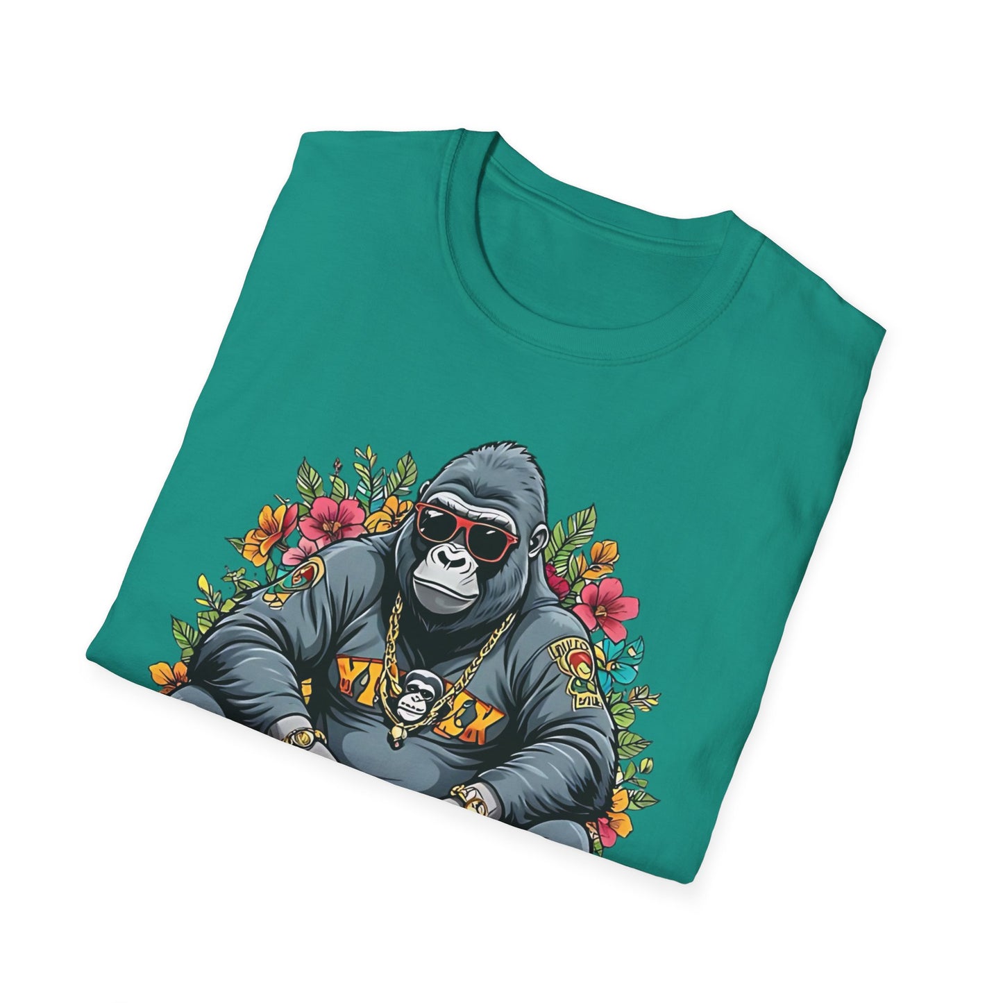 Animals Tees, Funny Animals Shirt, T Shirts with Funny Animals, T-Shirt with Gorilla, Monkey Tees