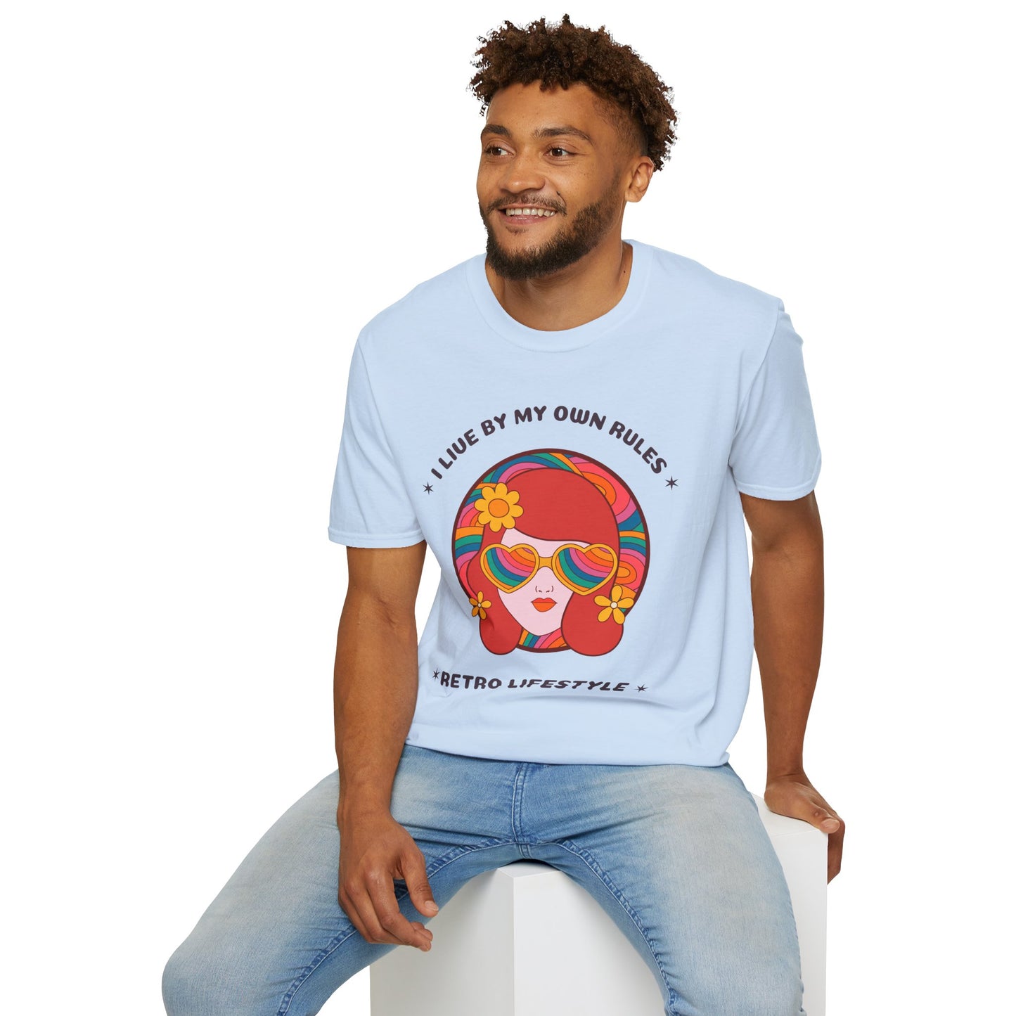 Retro T Shirt, Retro Design Shirt, Retro Art Tee Shirt, T-shirt with Retro Style