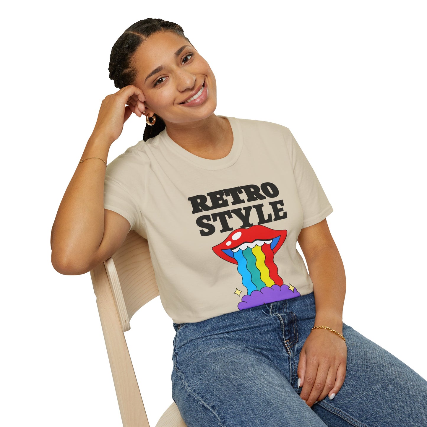 Retro T Shirt, Retro Design Shirt, Retro Art Tee Shirt, T-shirt with Retro Style