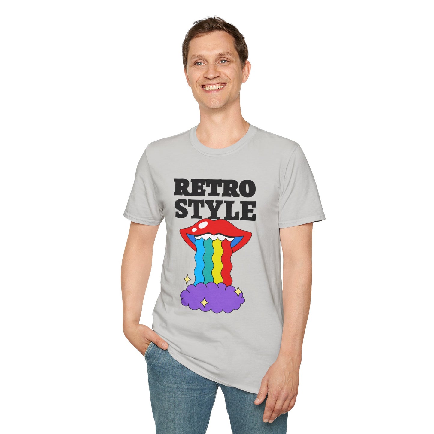 Retro T Shirt, Retro Design Shirt, Retro Art Tee Shirt, T-shirt with Retro Style