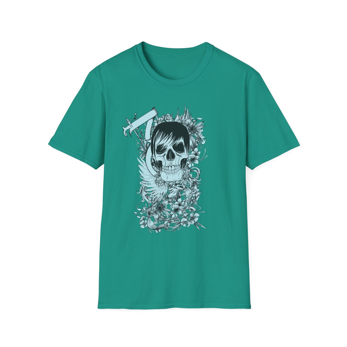 Skull T Shirt, Skull Design Shirt, Skull Art Tee Shirt, T-shirt with Skull 5