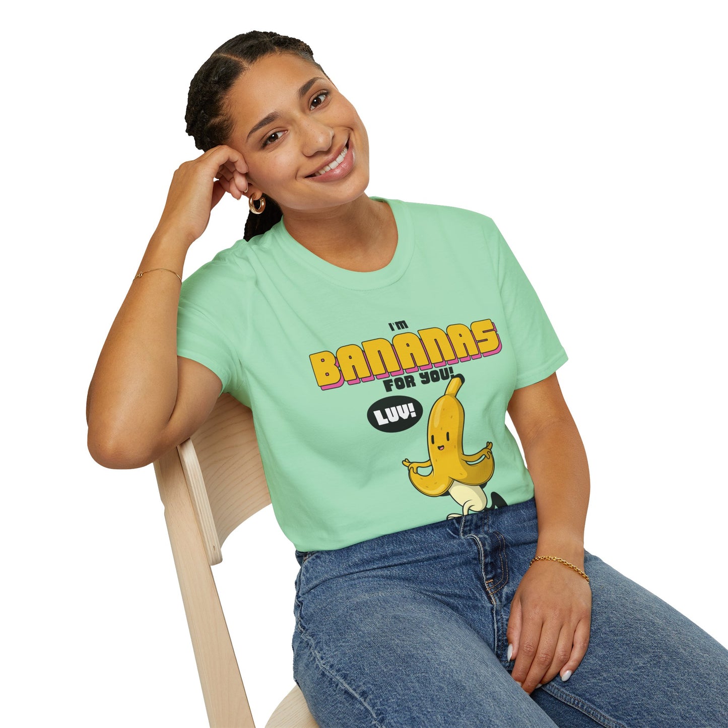 Food Tees, Funny Food T Shirts, Funny T Shirts, Shirt with Banana, Banana T Shirt, Funny Banana Shirt