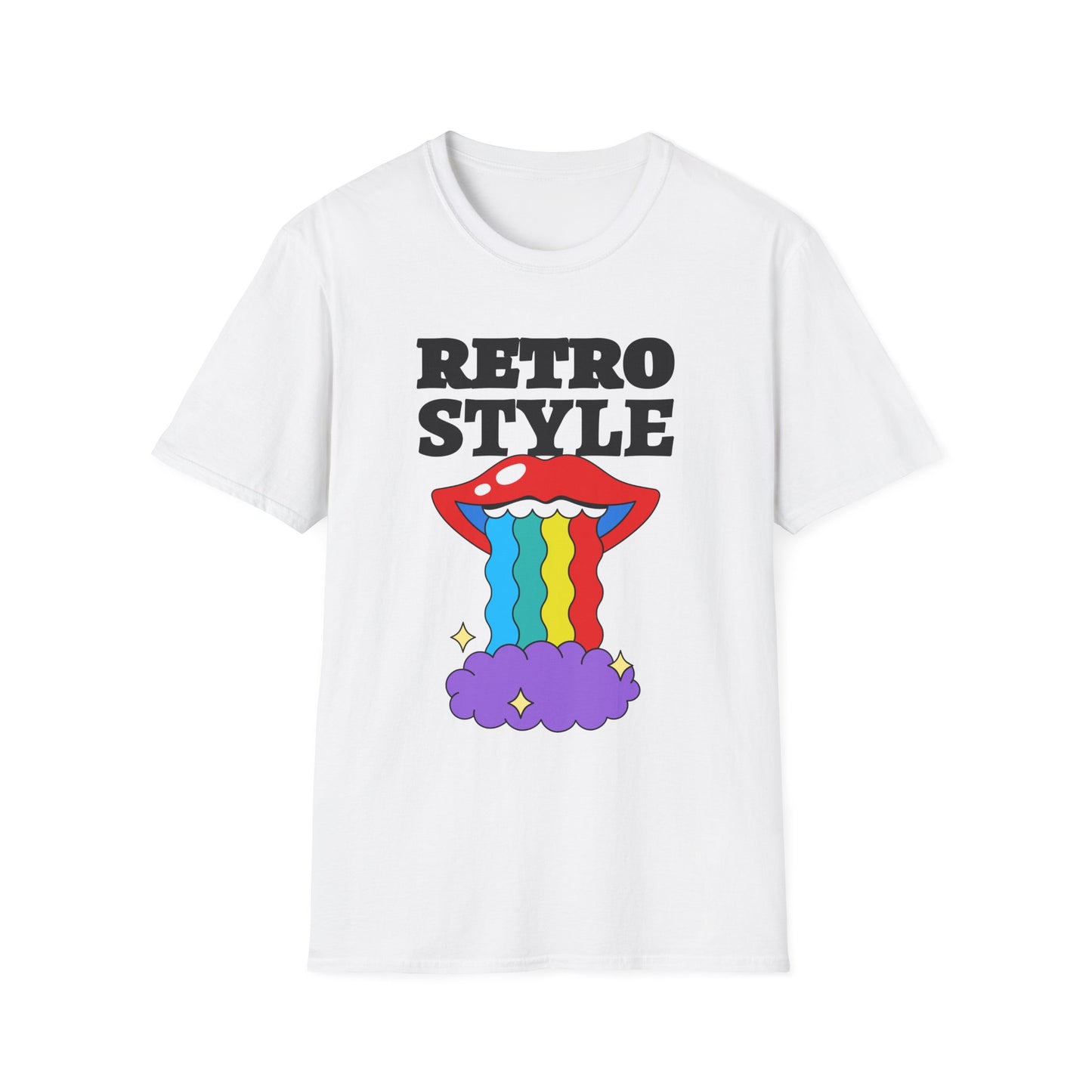Retro T Shirt, Retro Design Shirt, Retro Art Tee Shirt, T-shirt with Retro Style