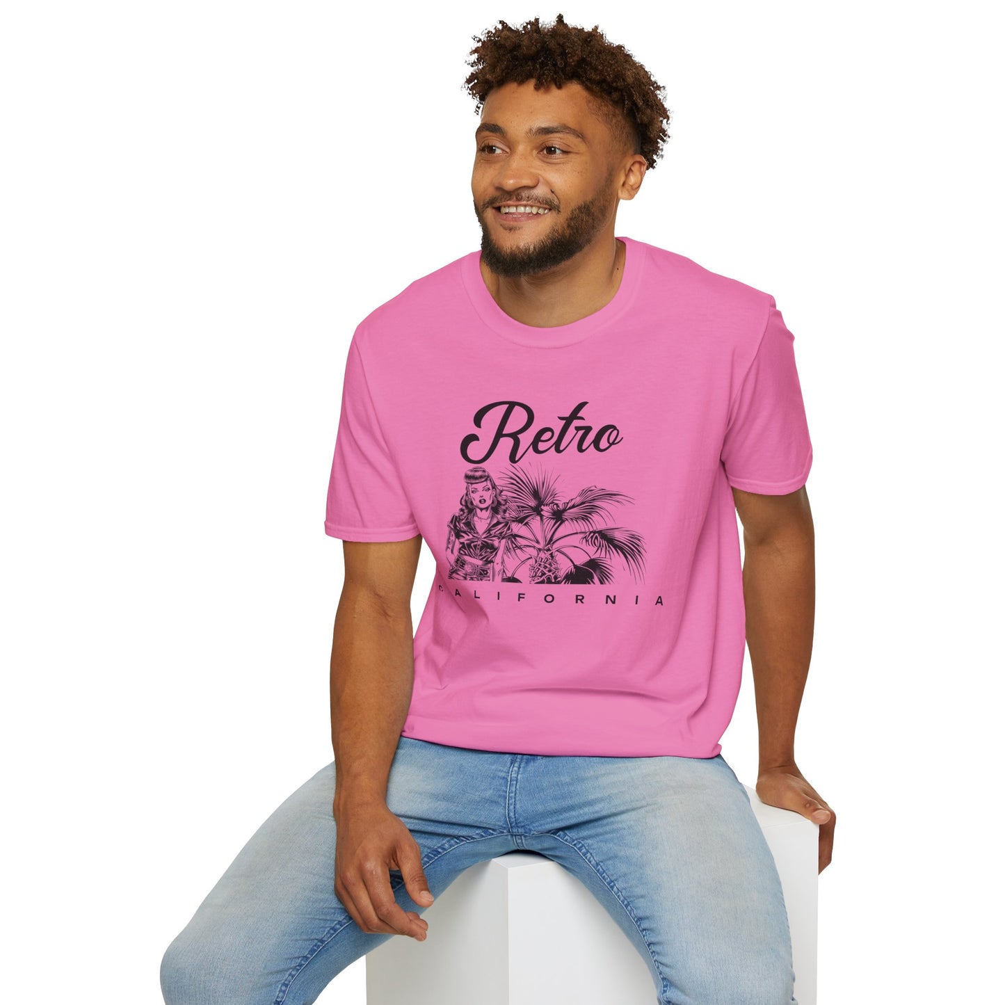 Retro T Shirt, Retro Design Shirt, Retro Art Tee Shirt, T-shirt with Retro Style