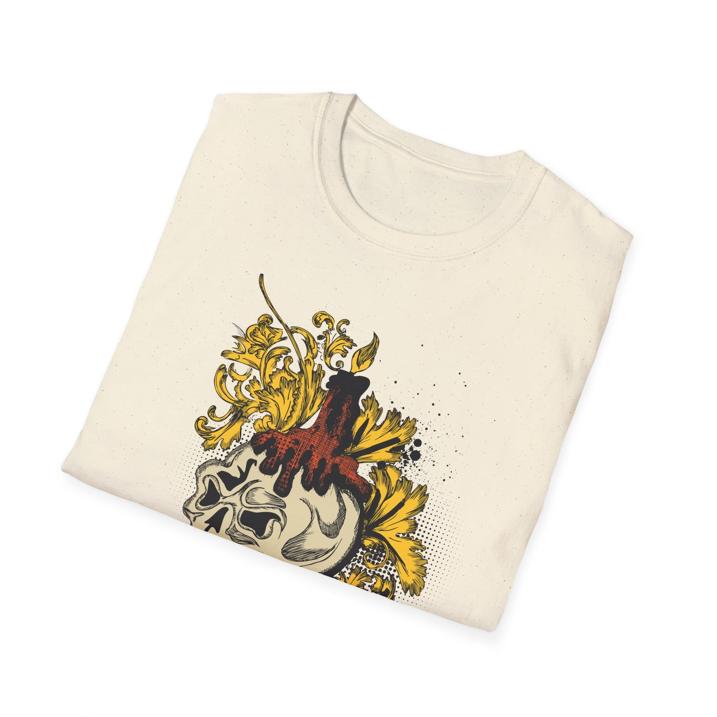 Skull T Shirt, Skull Design Shirt, Skull Art Tee Shirt, T-shirt with Skull 1