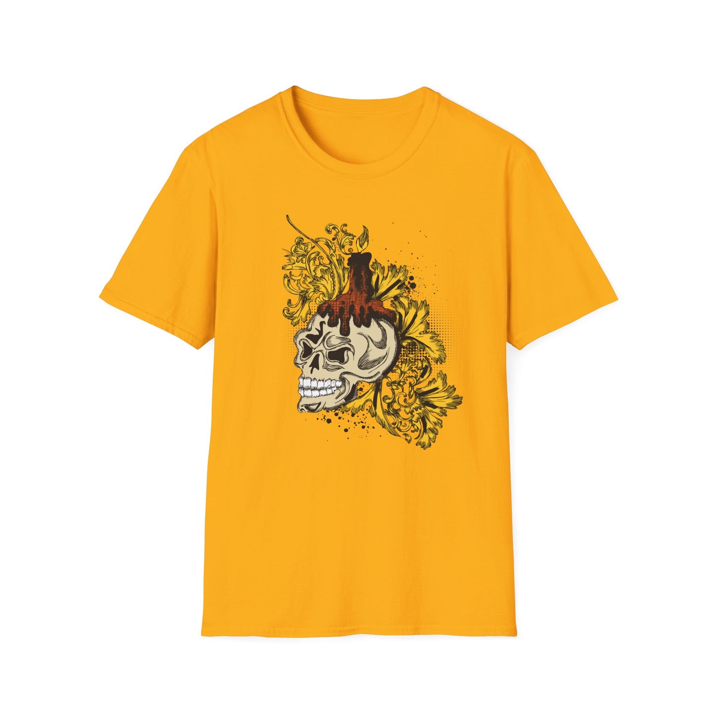Skull T Shirt, Skull Design Shirt, Skull Art Tee Shirt, T-shirt with Skull 1