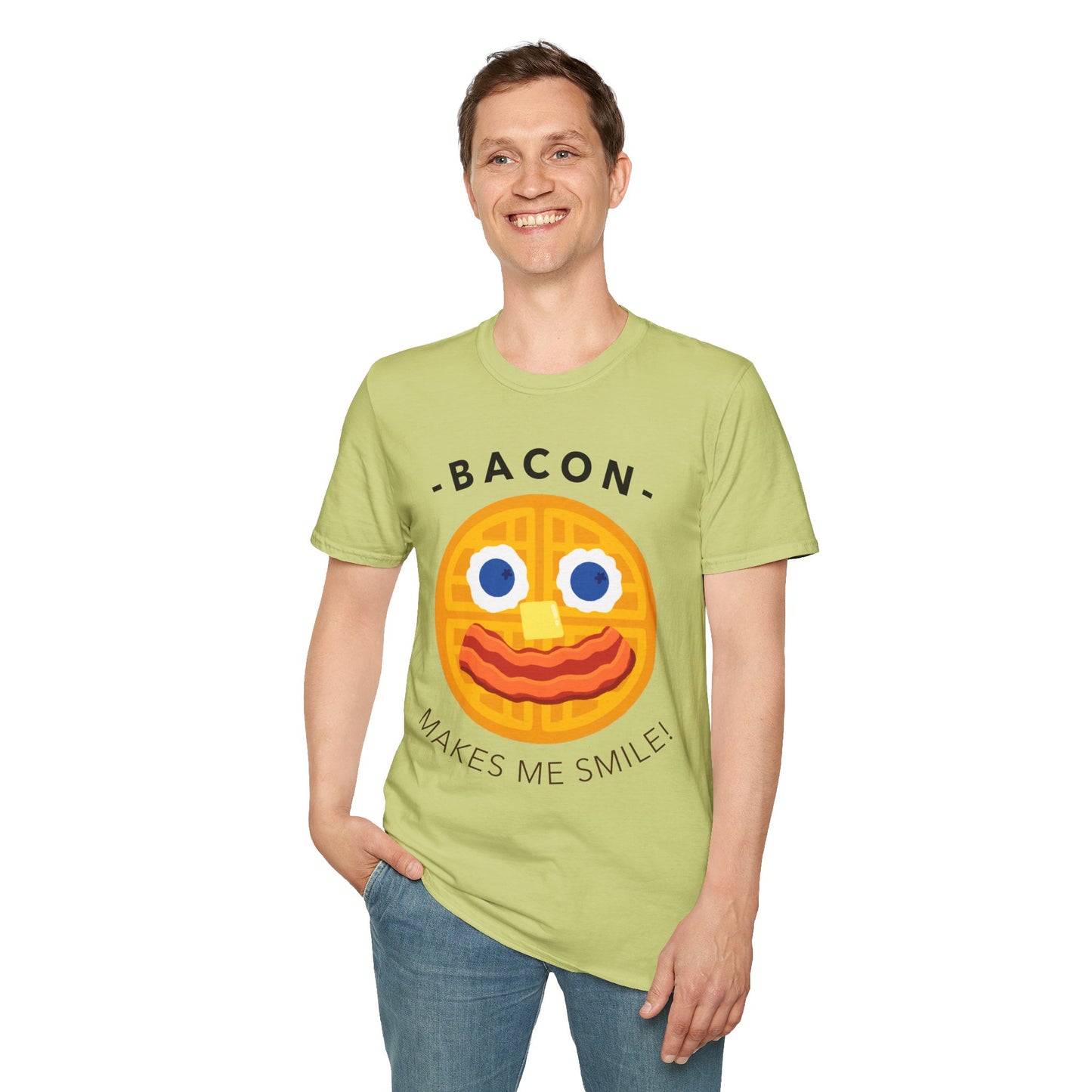 Food Tees, Funny Food T Shirts, Funny T Shirts, Bacon and Egg T Shirt, Egg and Bacon Shirt