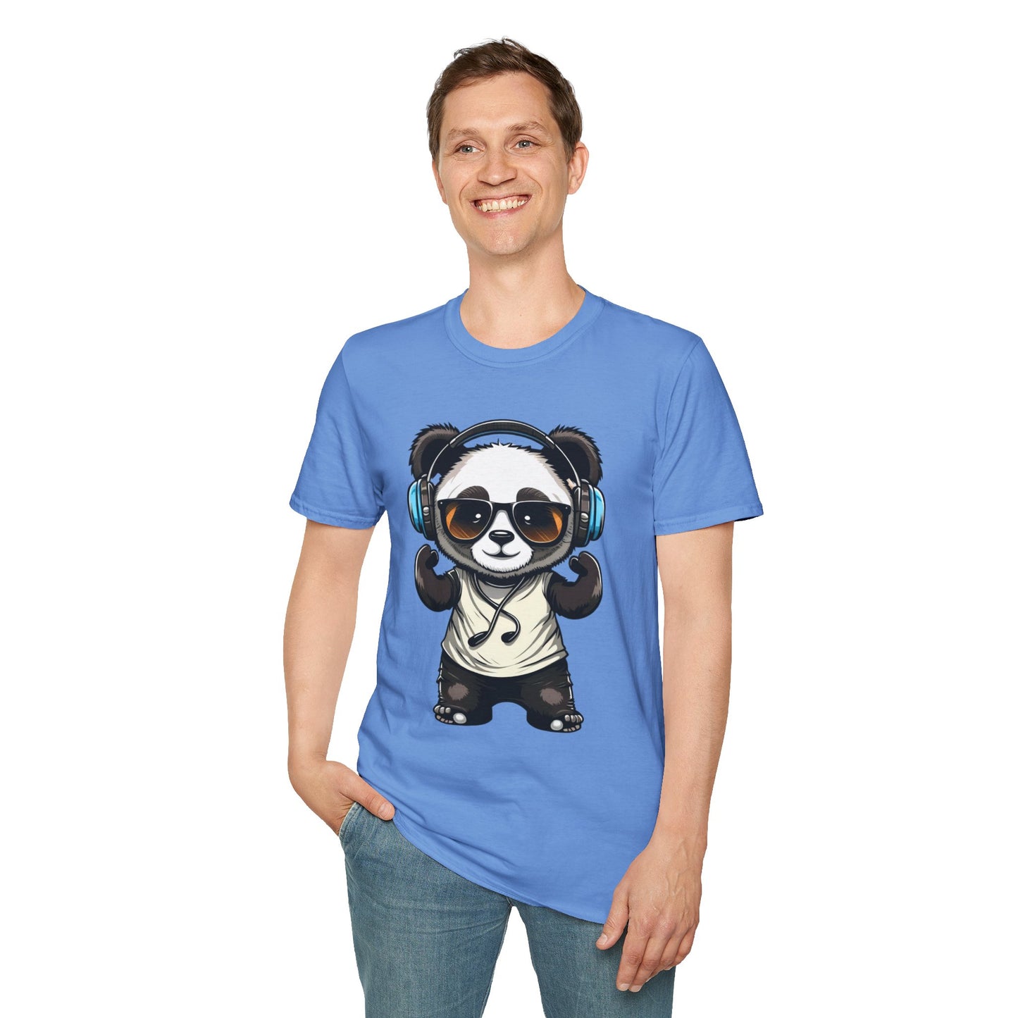 Animals Tees, Funny Animals Shirt, T Shirts with Funny Animals, T-Shirt with Panda, Panda Tees
