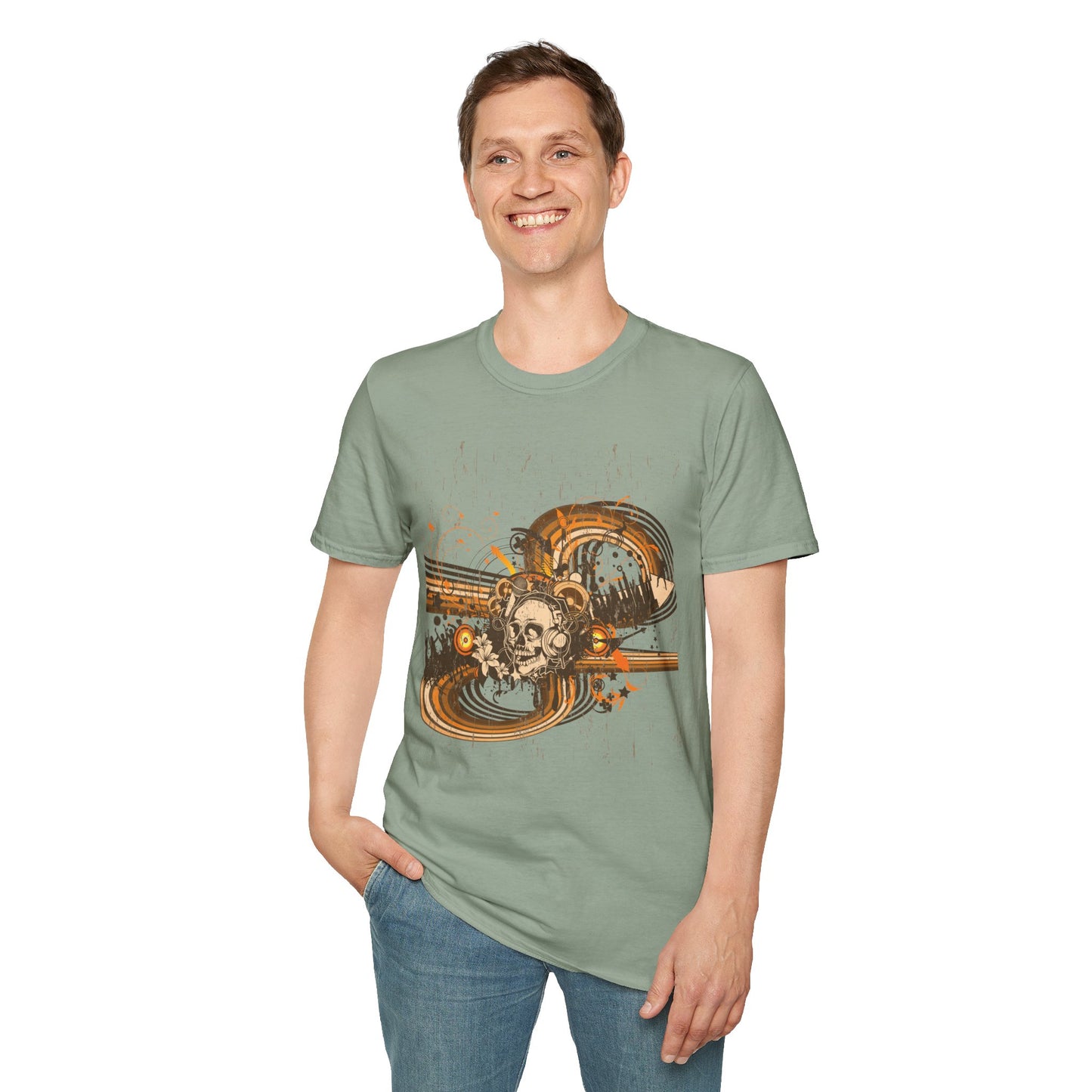 Skull T Shirt, Skull Design Shirt, Skull Art Tee Shirt, T-shirt with Skull 3
