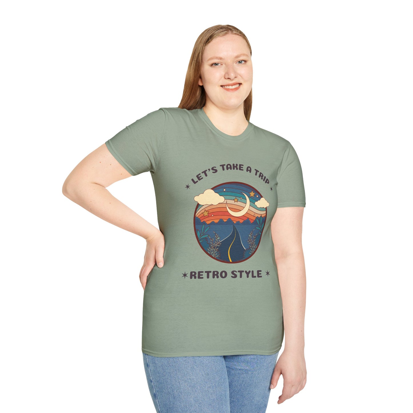 Retro T Shirt, Retro Design Shirt, Retro Art Tee Shirt, T-shirt with Retro Style