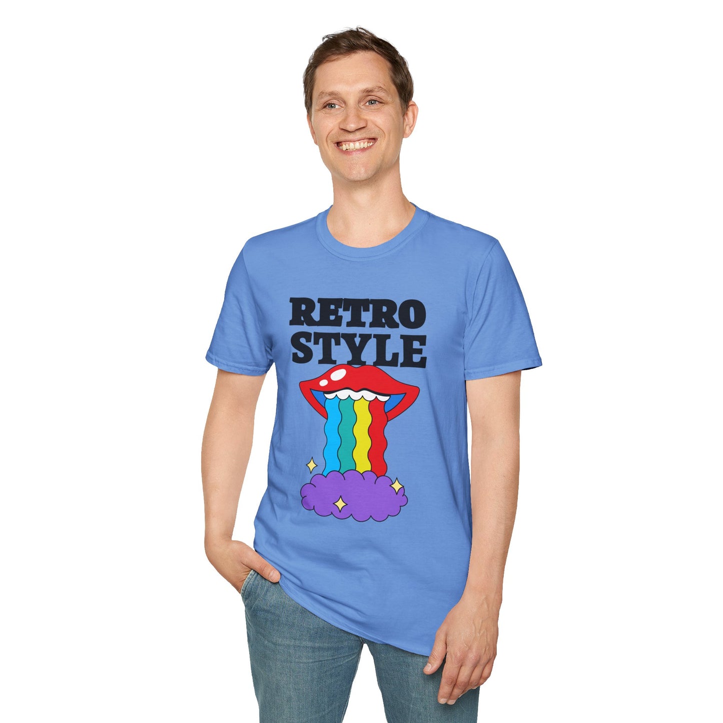 Retro T Shirt, Retro Design Shirt, Retro Art Tee Shirt, T-shirt with Retro Style