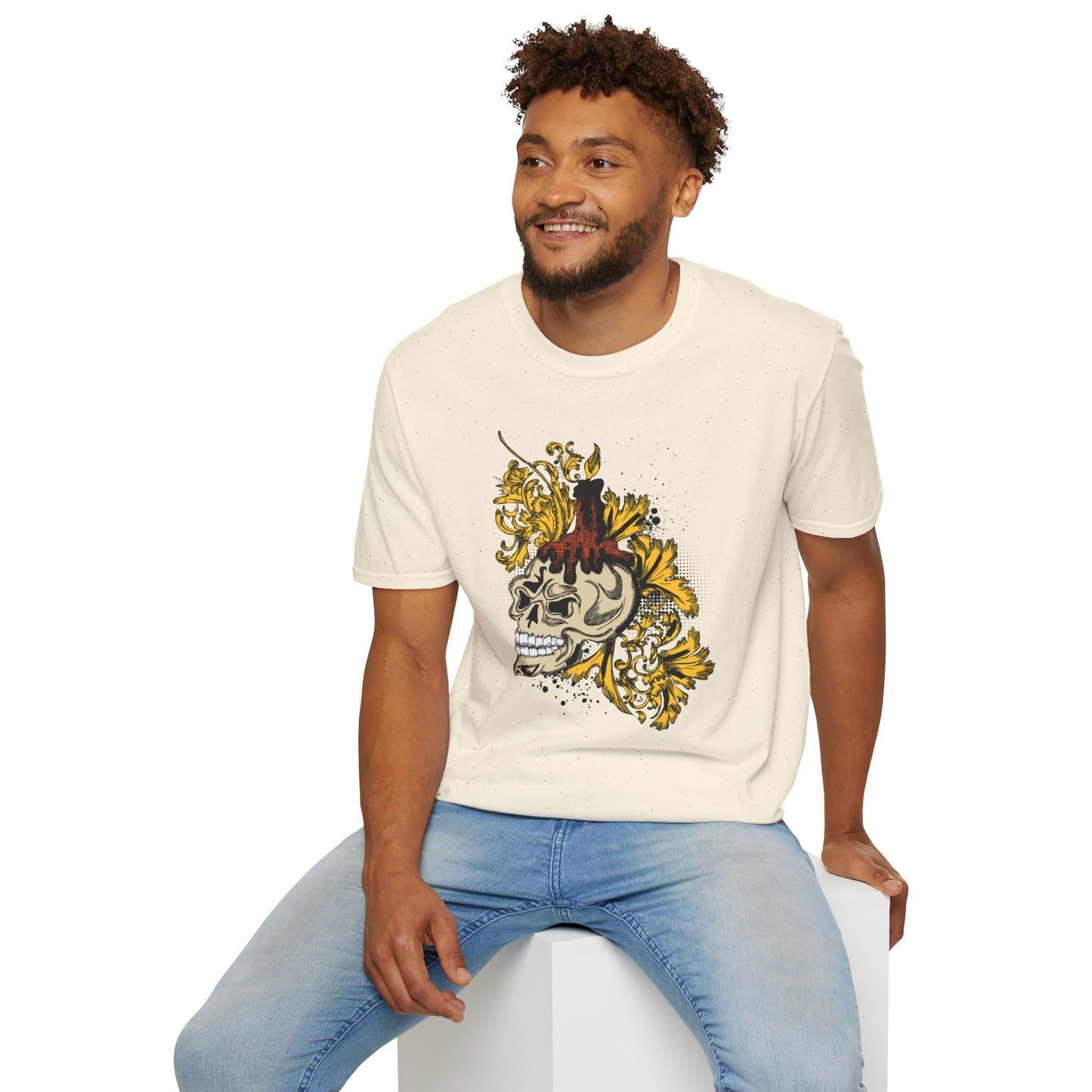 Skull T Shirt, Skull Design Shirt, Skull Art Tee Shirt, T-shirt with Skull 1