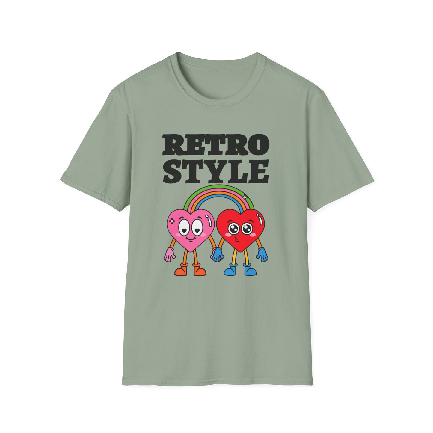 Retro T Shirt, Retro Design Shirt, Retro Art Tee Shirt, T-shirt with Retro Style