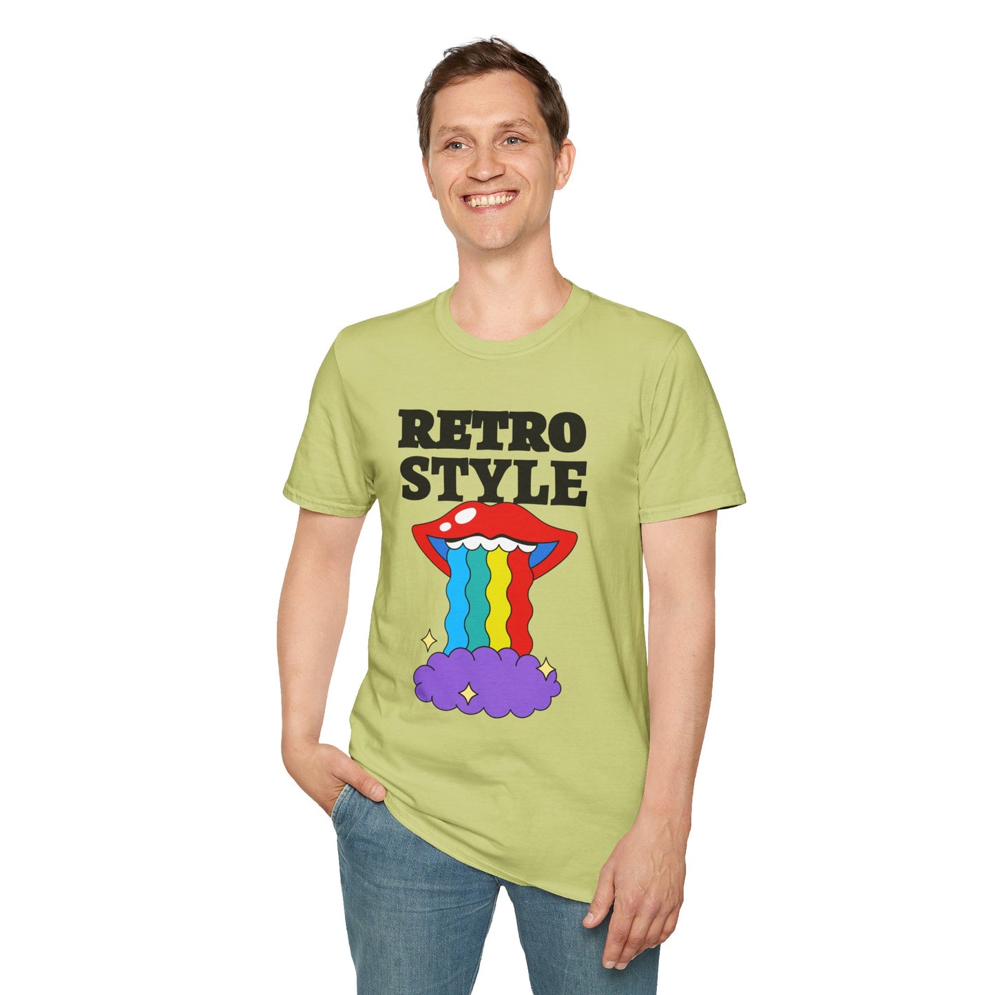 Retro T Shirt, Retro Design Shirt, Retro Art Tee Shirt, T-shirt with Retro Style