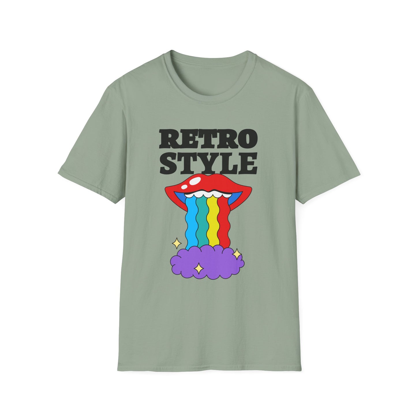 Retro T Shirt, Retro Design Shirt, Retro Art Tee Shirt, T-shirt with Retro Style