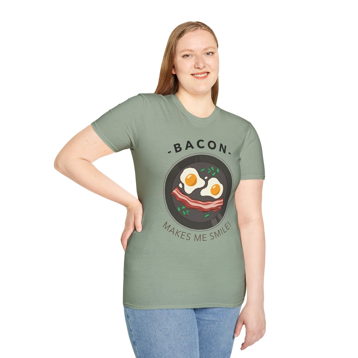 Food Tees, Funny Food T Shirts, Funny T Shirts, Bacon and Egg T Shirt, Egg and Bacon Shirt