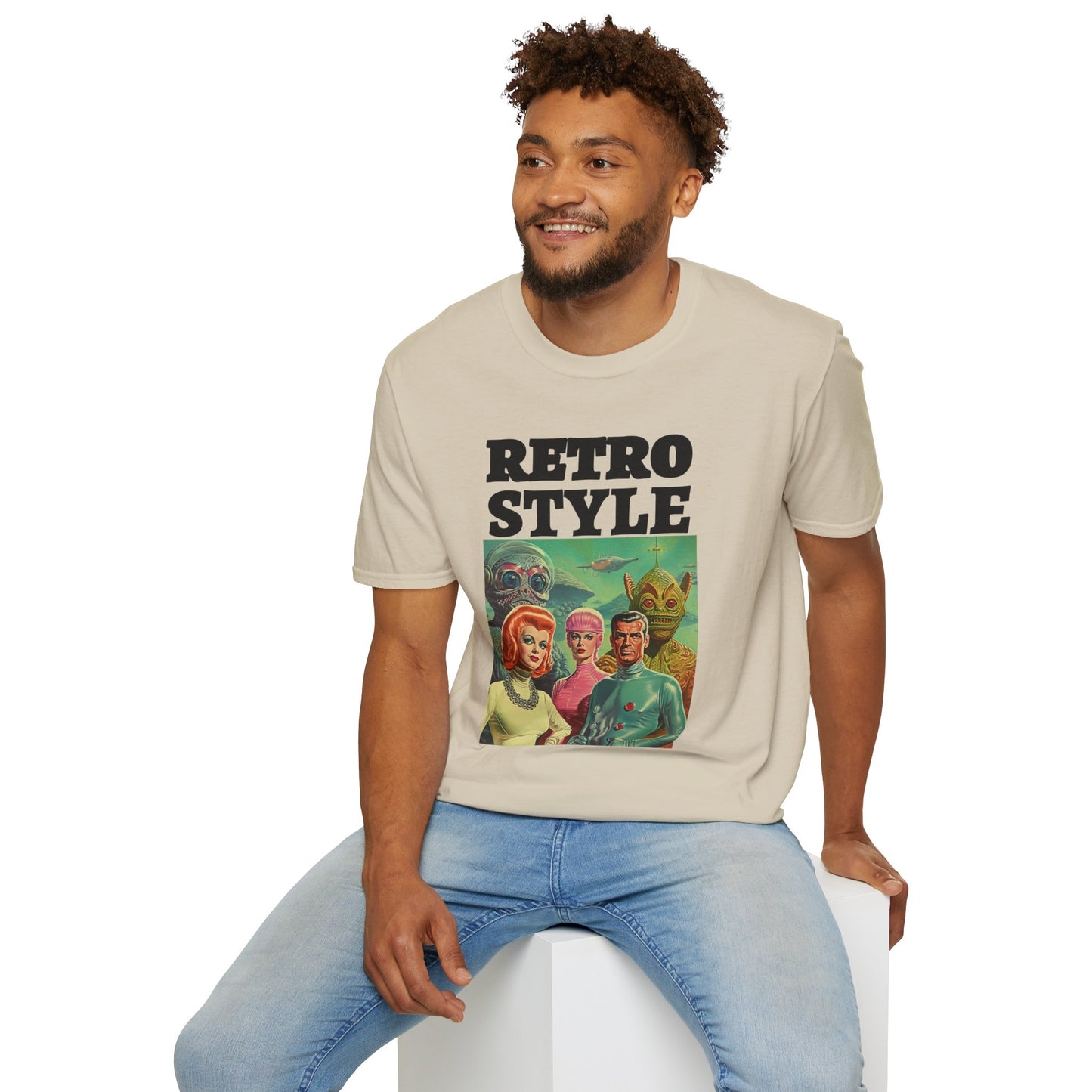 Retro T Shirt, Retro Design Shirt, Retro Art Tee Shirt, T-shirt with Retro Style