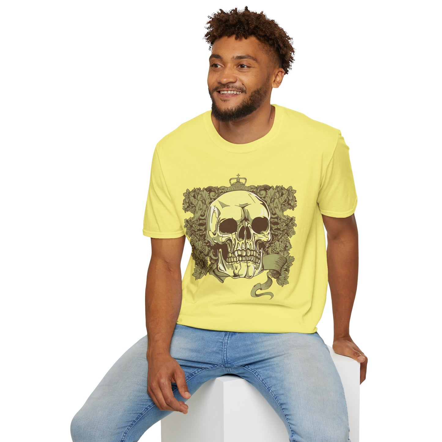 Skull T Shirt, Skull Design Shirt, Skull Art Tee Shirt, T-shirt with Skull 2