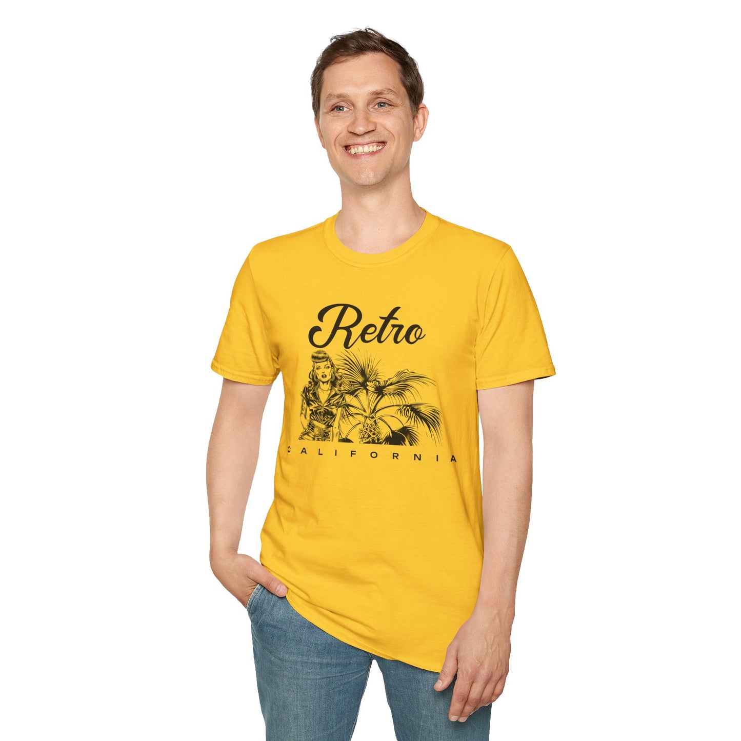 Retro T Shirt, Retro Design Shirt, Retro Art Tee Shirt, T-shirt with Retro Style