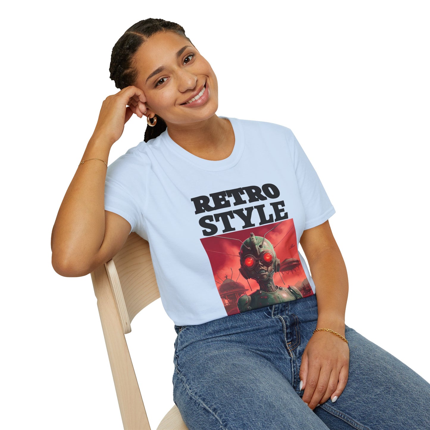 Retro T Shirt, Retro Design Shirt, Retro Art Tee Shirt, T-shirt with Retro Style