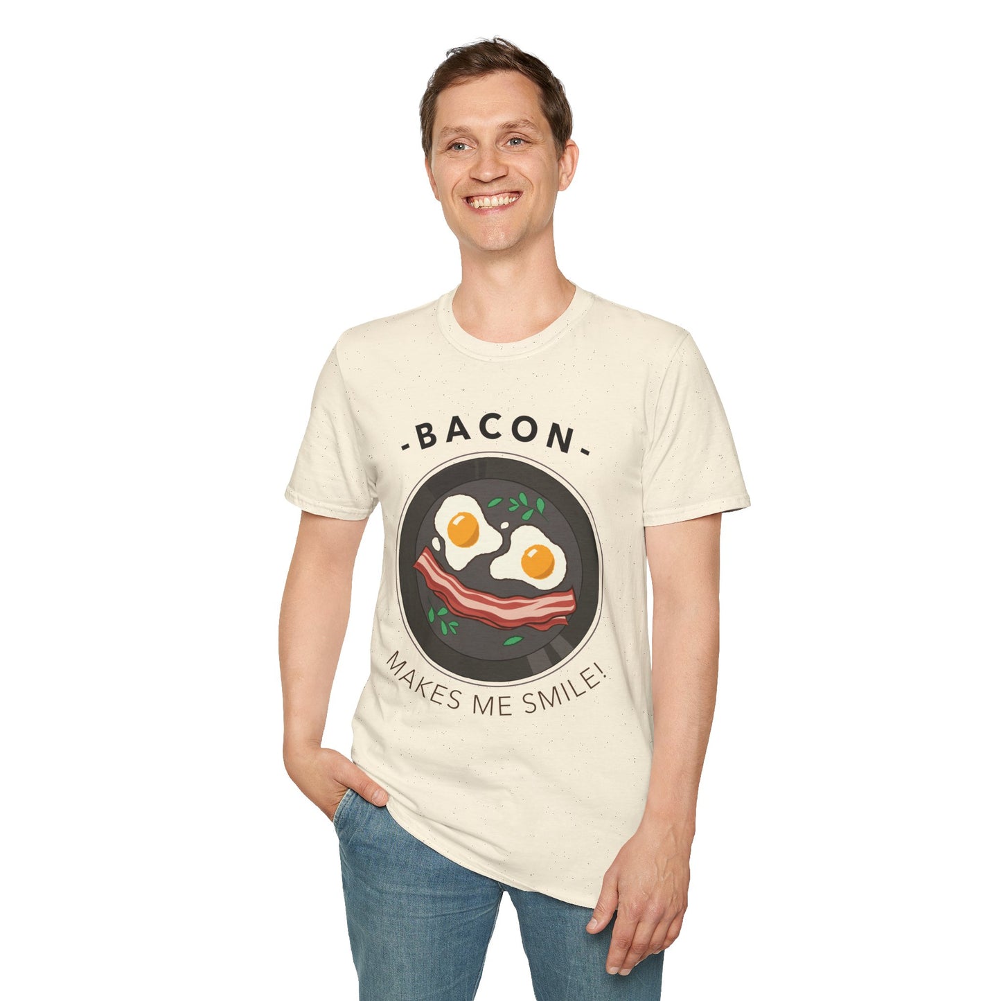 Food Tees, Funny Food T Shirts, Funny T Shirts, Bacon and Egg T Shirt, Egg and Bacon Shirt