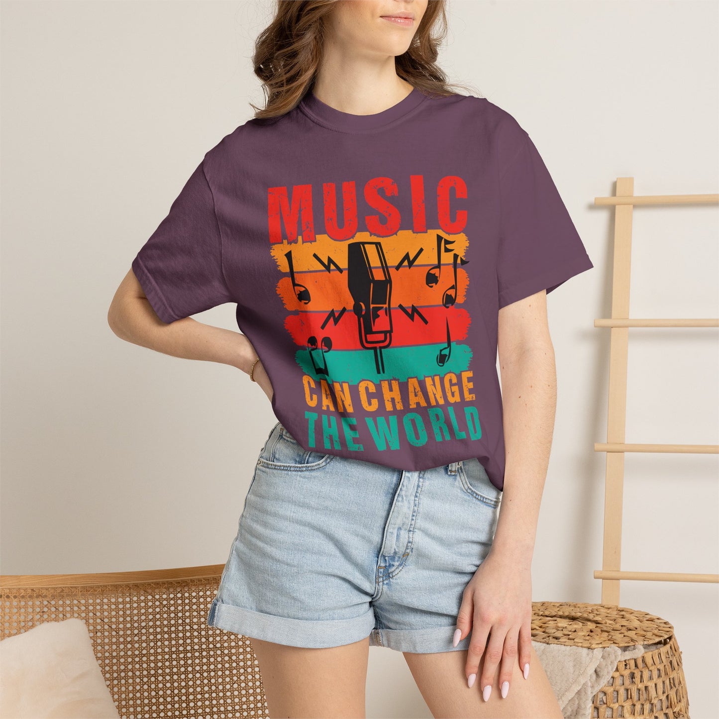 Music Graphic Design Unisex Cotton T-shirt 089