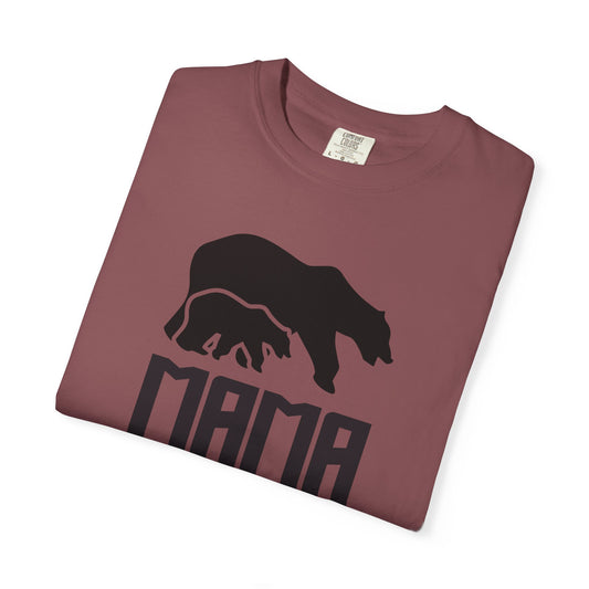 Mama Bear Mom T-shirt Mother's Day Mama Tee Unisex Comfort Colors Garment-Dyed Cotton h12