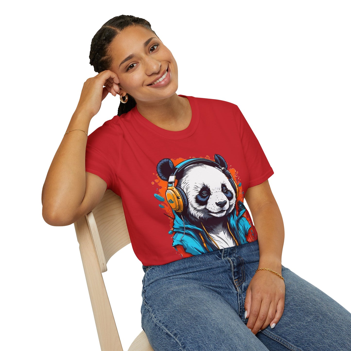 Animals Tees, Funny Animals Shirt, T Shirts with Funny Animals, T-Shirt with Panda, Panda Tees