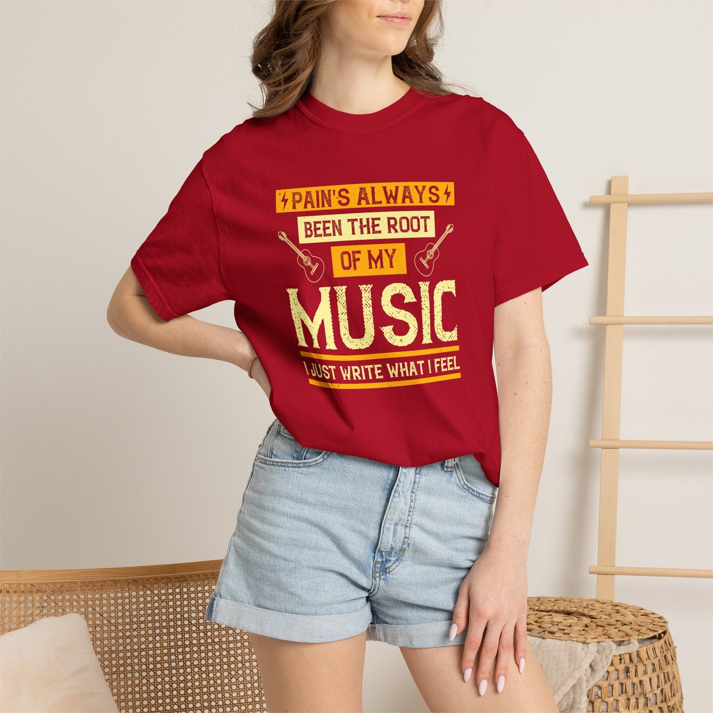 Music Graphic Design Unisex Cotton T-shirt m41
