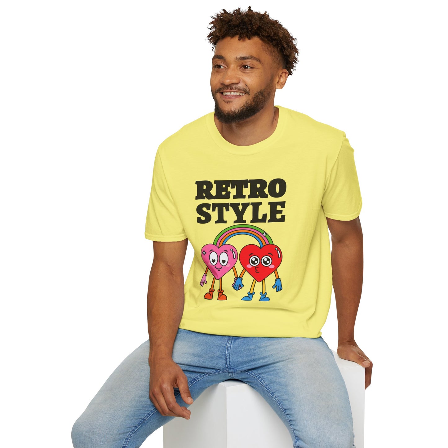 Retro T Shirt, Retro Design Shirt, Retro Art Tee Shirt, T-shirt with Retro Style