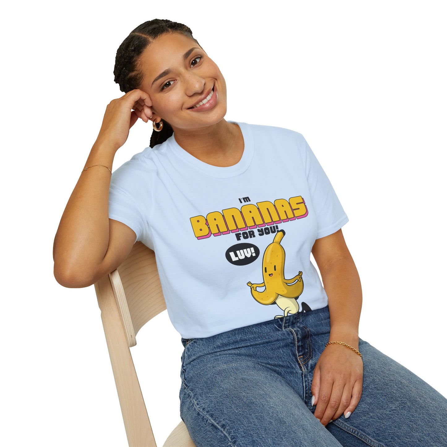 Food Tees, Funny Food T Shirts, Funny T Shirts, Shirt with Banana, Banana T Shirt, Funny Banana Shirt