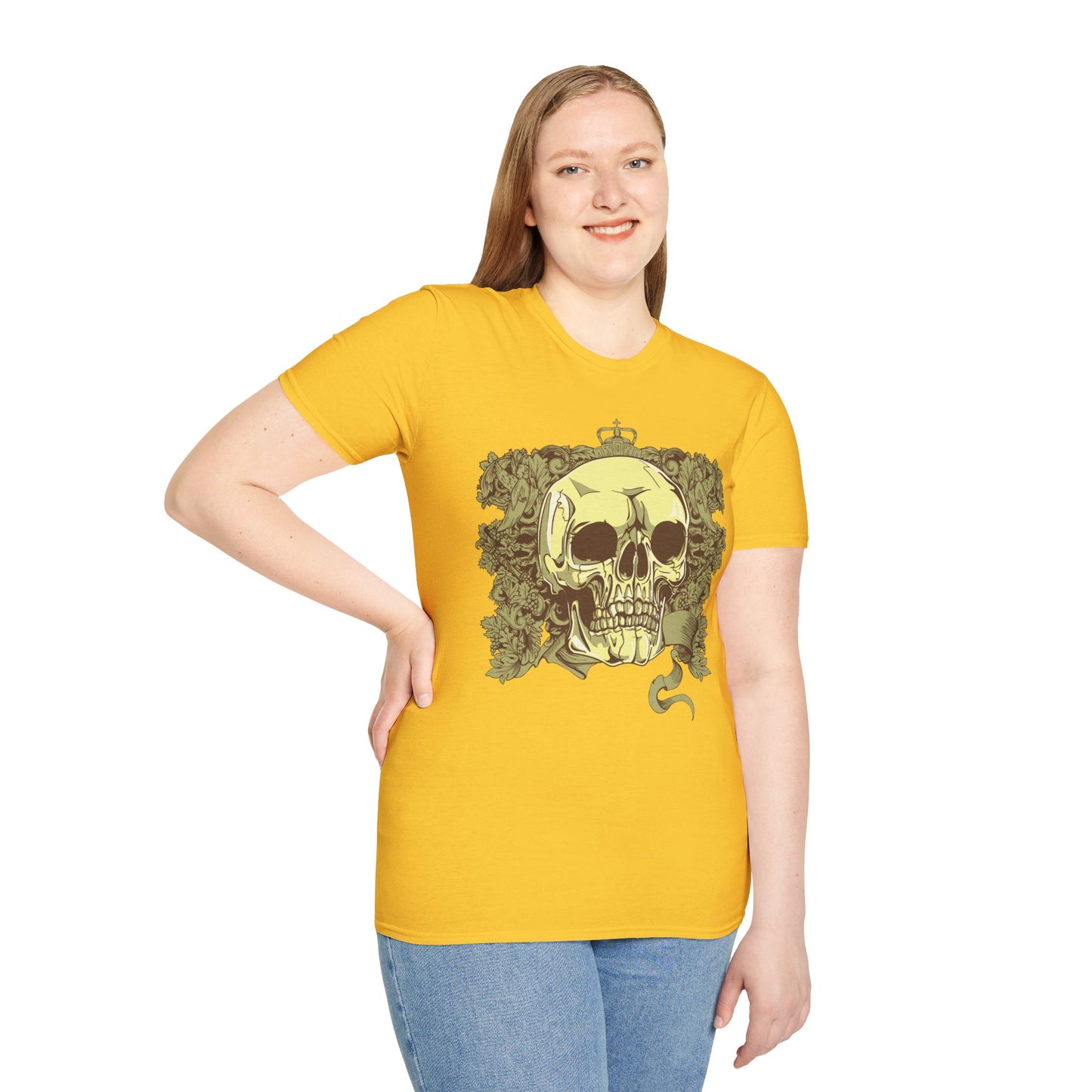 Skull T Shirt, Skull Design Shirt, Skull Art Tee Shirt, T-shirt with Skull 2