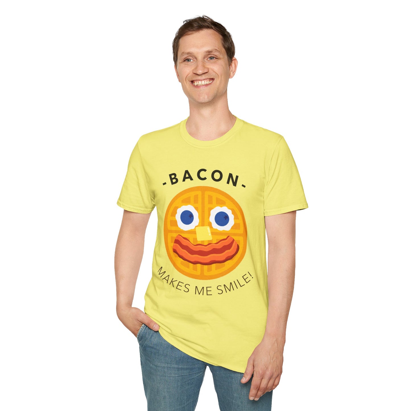 Food Tees, Funny Food T Shirts, Funny T Shirts, Bacon and Egg T Shirt, Egg and Bacon Shirt
